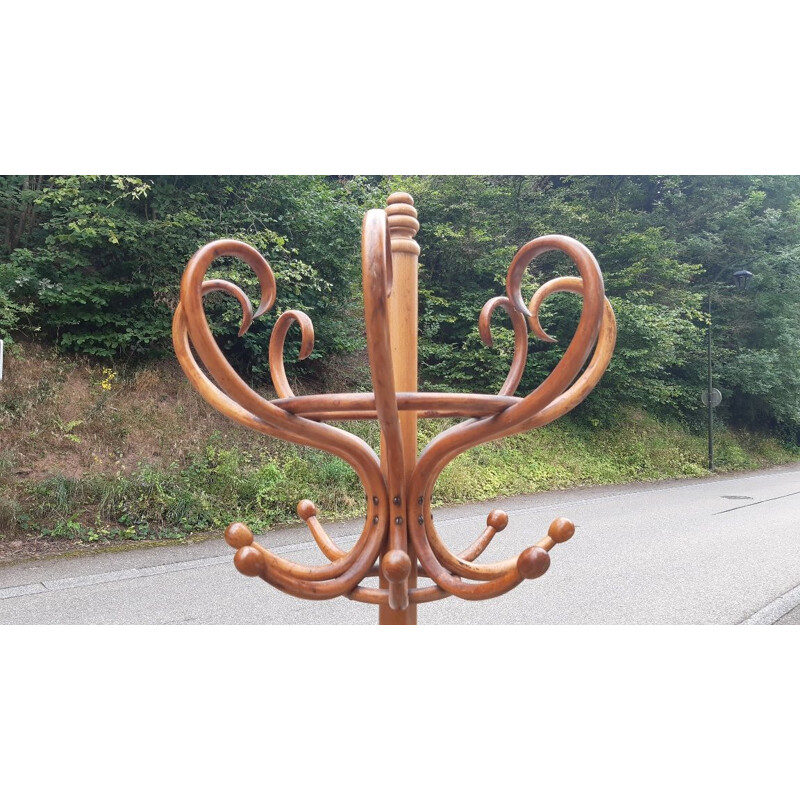 Vintage bentwood coat rack by Thonet