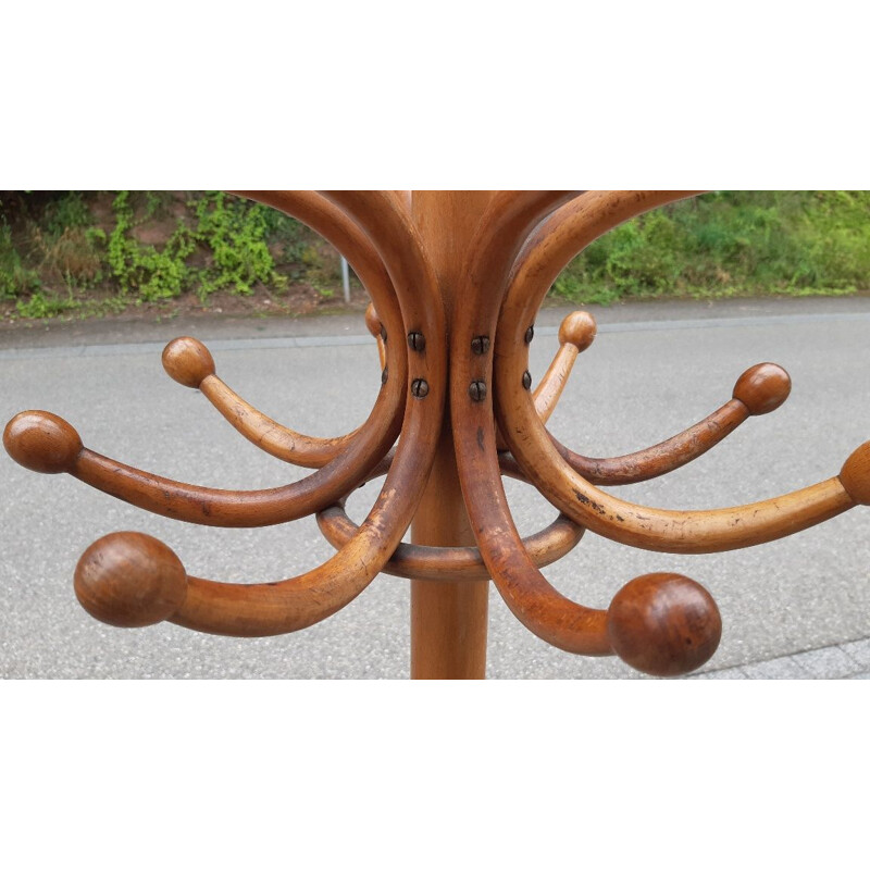 Vintage bentwood coat rack by Thonet