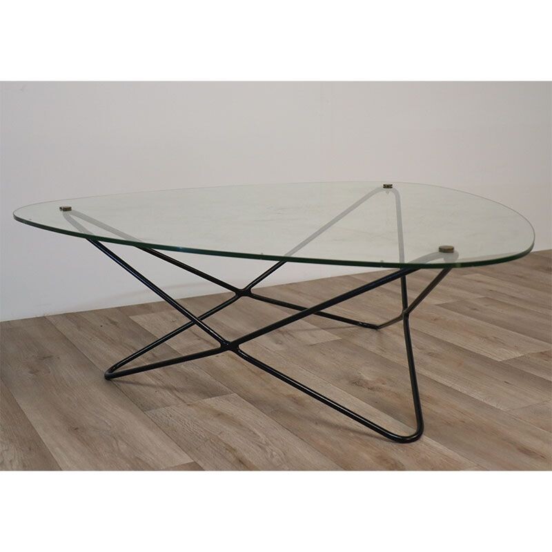 Vintage coffee table "Jasmin" by Florent Lasbleiz for Airborne, 1950