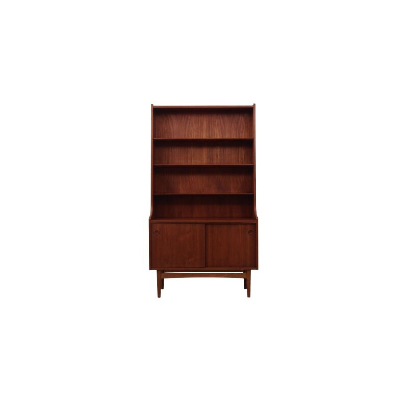 Teak mid century bookcase by Johannes Sorth, Denmark 1960s