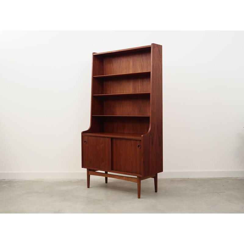Teak mid century bookcase by Johannes Sorth, Denmark 1960s