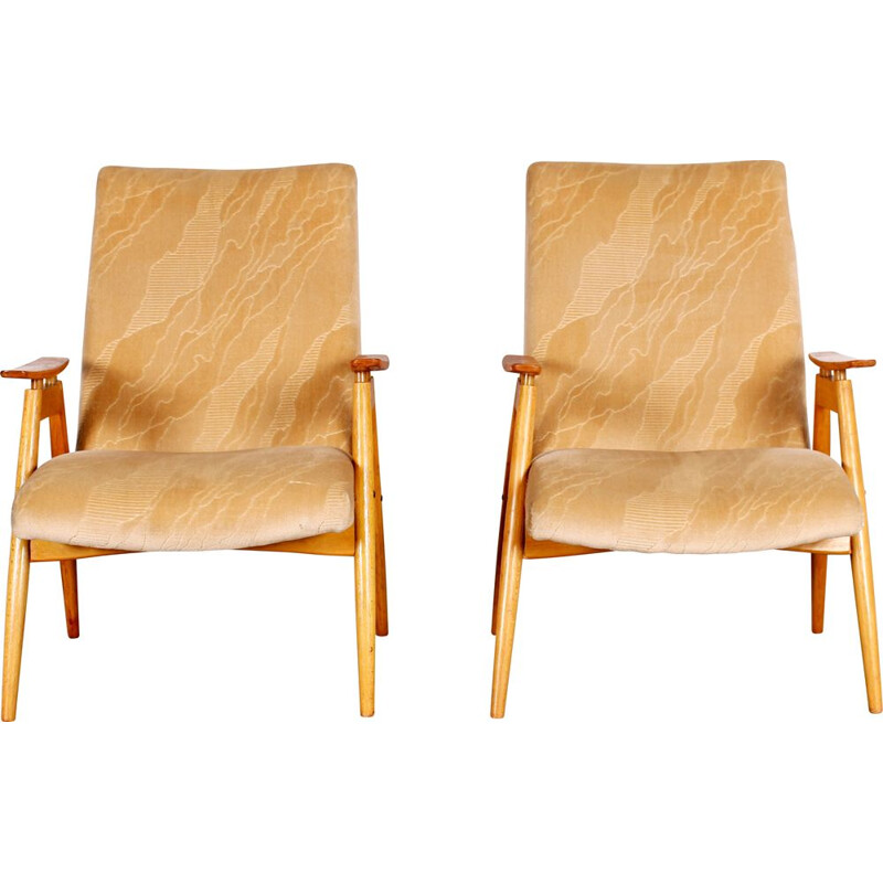 Pair of vintage armchairs by Jaroslav Šmídek