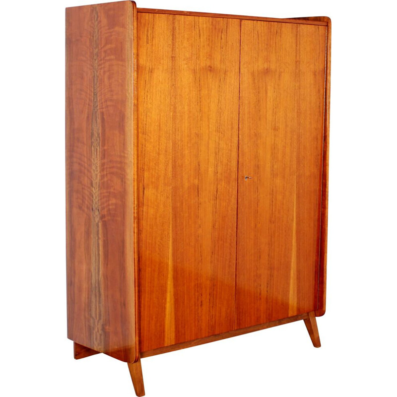 Vintage 2-door wardrobe by František Jirák