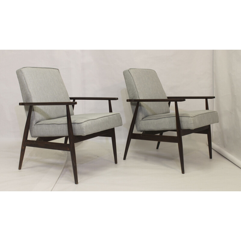 Pair of vintage armchairs 300-190 by Henryk Lis, 1970