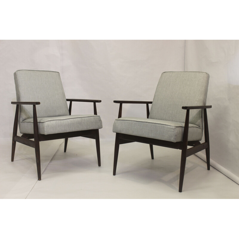 Pair of vintage armchairs 300-190 by Henryk Lis, 1970