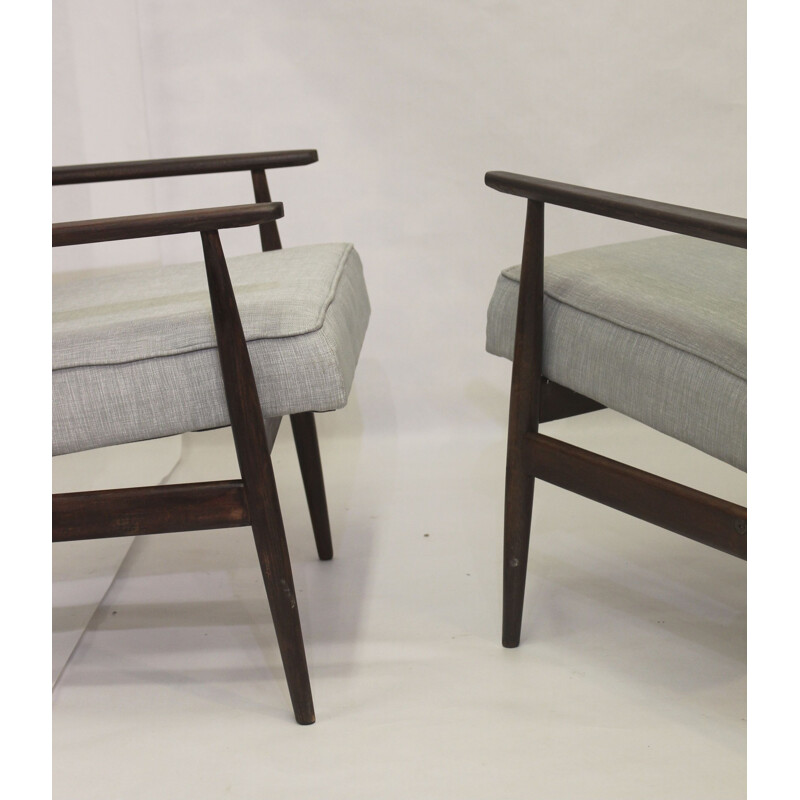 Pair of vintage armchairs 300-190 by Henryk Lis, 1970