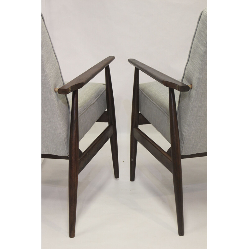 Pair of vintage armchairs 300-190 by Henryk Lis, 1970