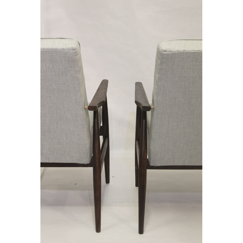 Pair of vintage armchairs 300-190 by Henryk Lis, 1970