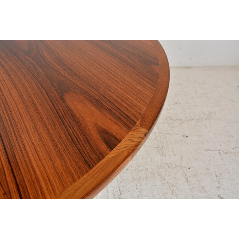 Vintage circular table "Flip Flap" in rosewood by Svend Dyrlund, 1960