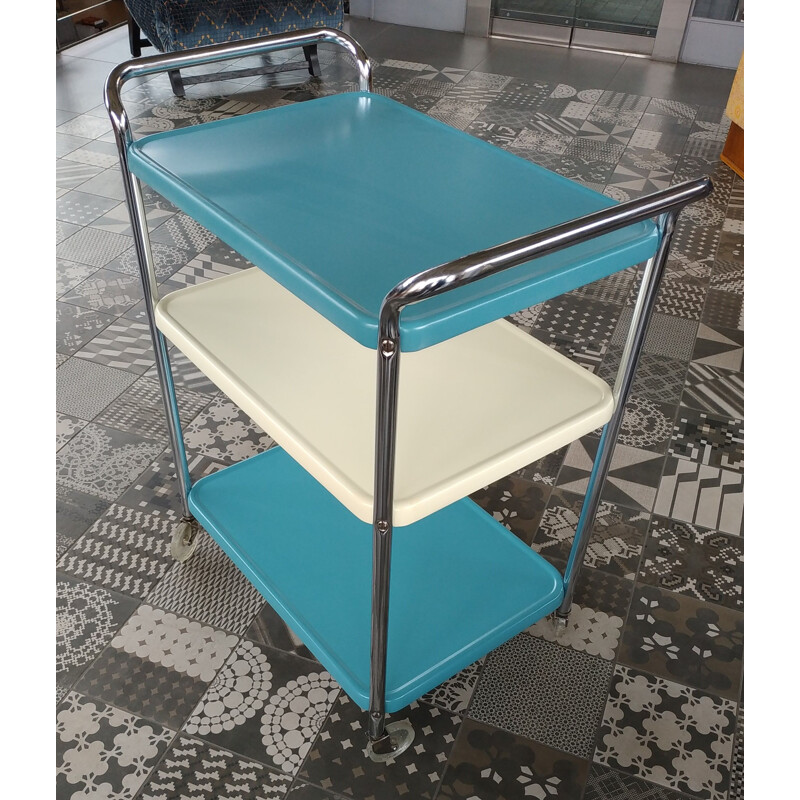 Vintage metal bar trolley by Cosco, USA 1960s