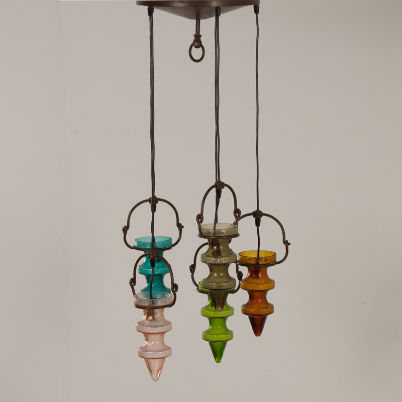 Vintage Stalactieten hanglamp door Nanny Still voor Massive
