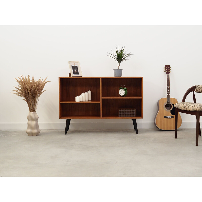 Teak vintage bookcase by Domino Møbler, Denmark 1970s