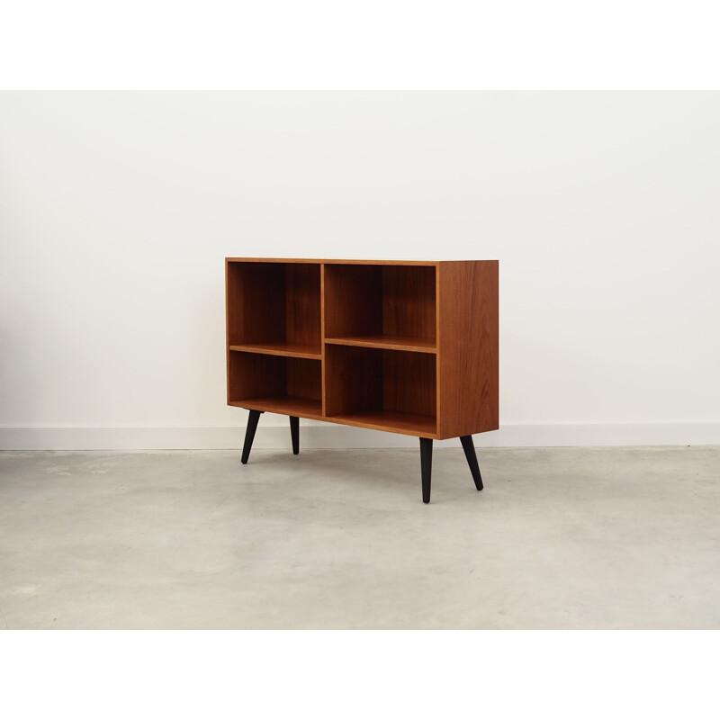 Teak vintage bookcase by Domino Møbler, Denmark 1970s