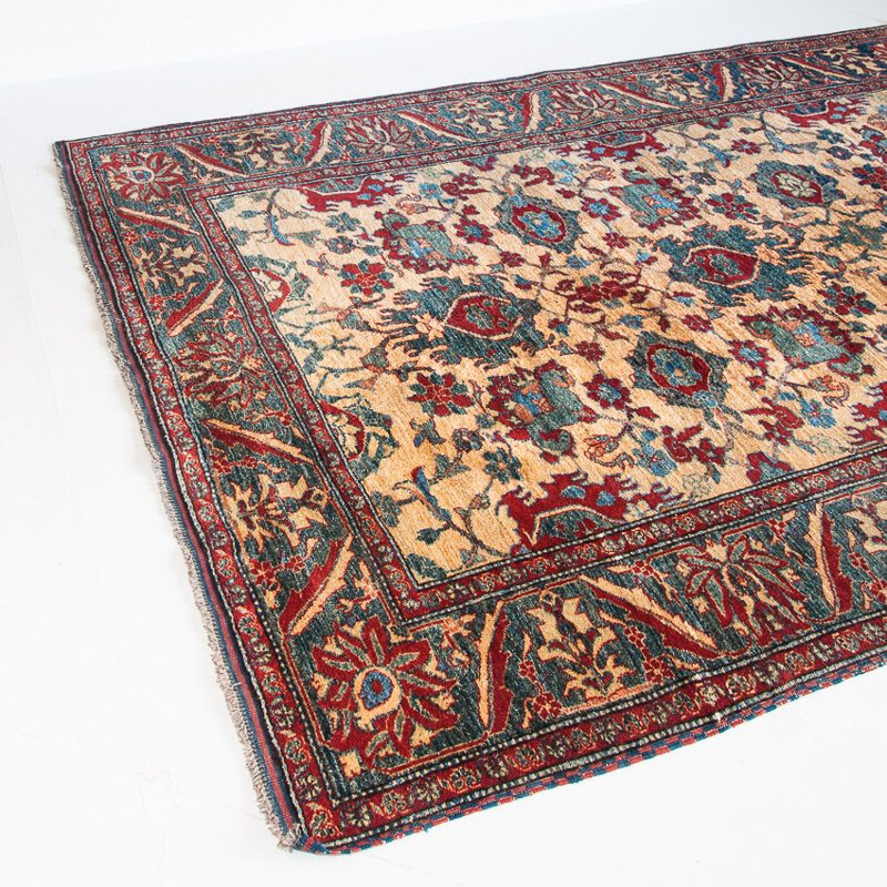 Tapis afghane vintage en laine, 1990