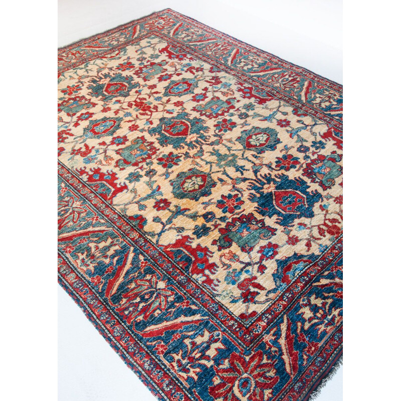 Tapis afghane vintage en laine, 1990