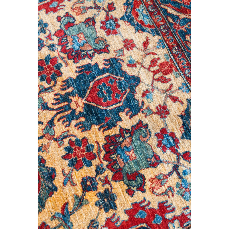 Vintage Afghan wool rug, 1990s