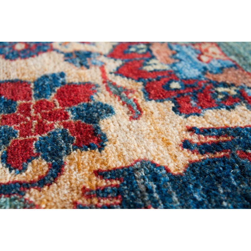 Vintage Afghan wool rug, 1990s