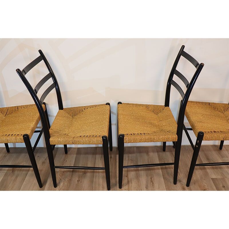 Set of 4 vintage chairs model "Gracell" by Yngve Ekstrom for Gemla, 1960