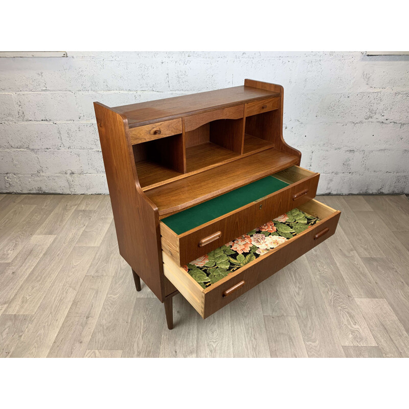 Scandinavian vintage teak secretary, 1960