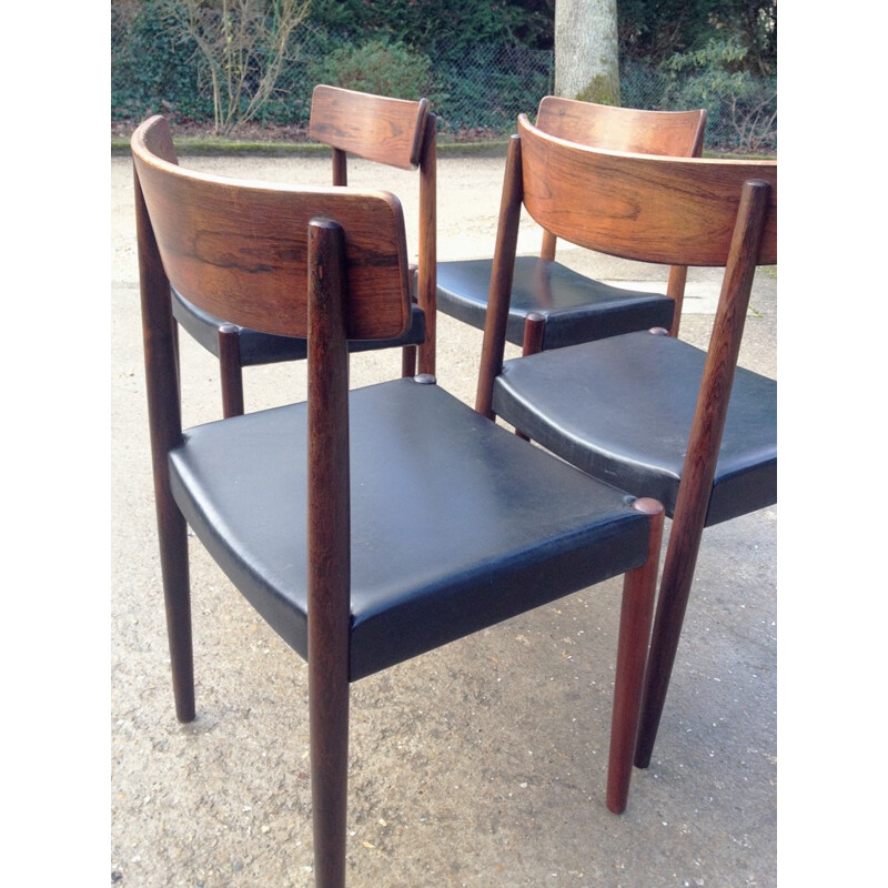 Set of 4 Troeds Bjärnum chairs in teak, Nils JONSSON - 1960s