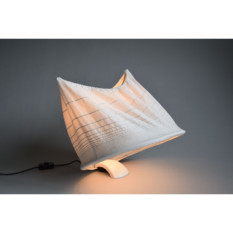 Ivory vintage Circo table lamp by Mario Bellini for Artemide, Italy 1978