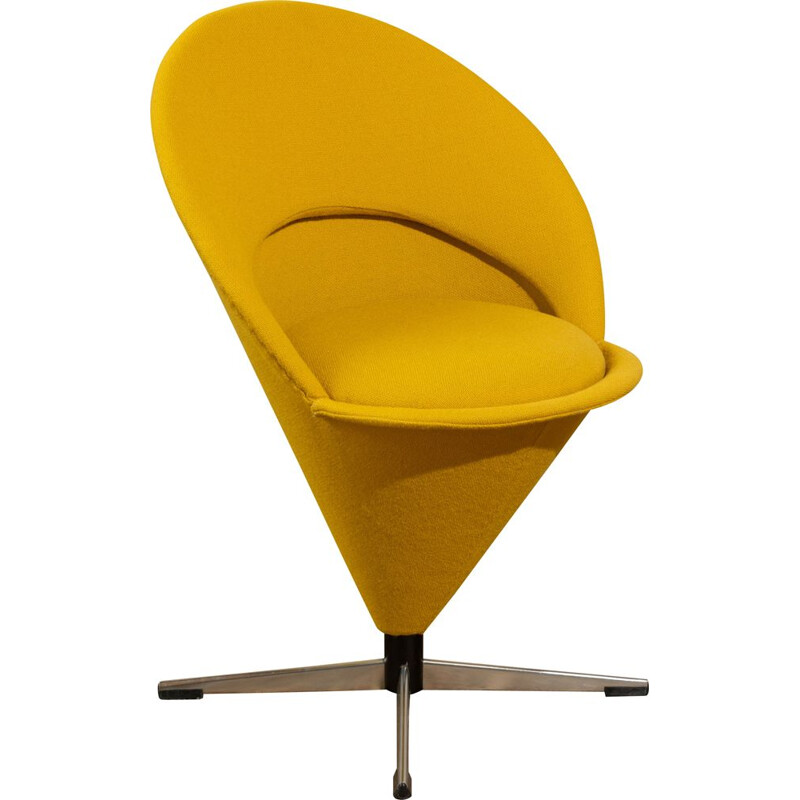 Vintage "Cone Chair" van Verner Panton voor Plus-linje