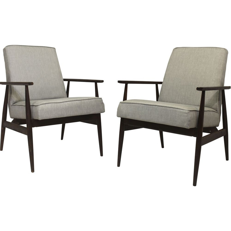 Pair of vintage armchairs 300-190 by Henryk Lis, 1970