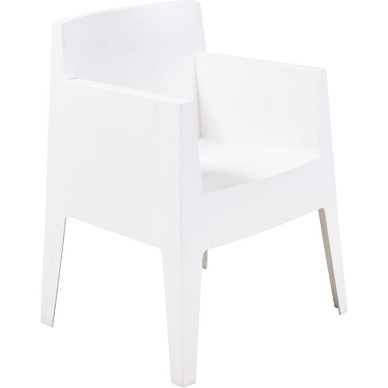 Vintage Driade white garden armchair