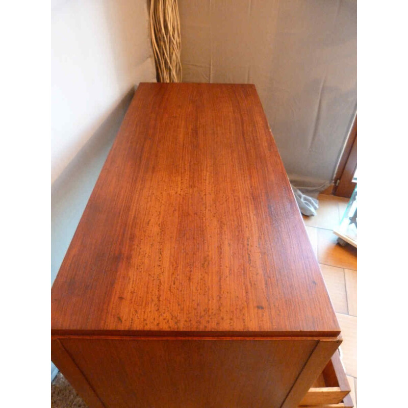  Wooden children's desk with compartments - 1940s