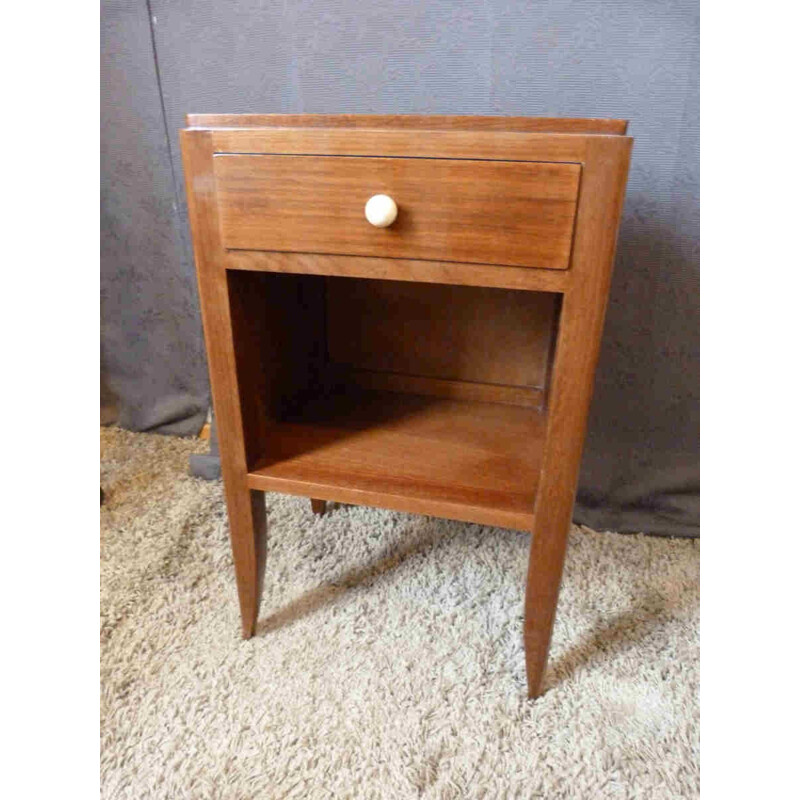 Night table in walnut - 1940s