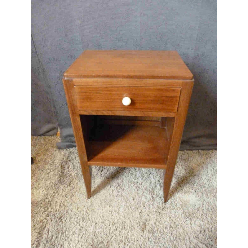 Night table in walnut - 1940s