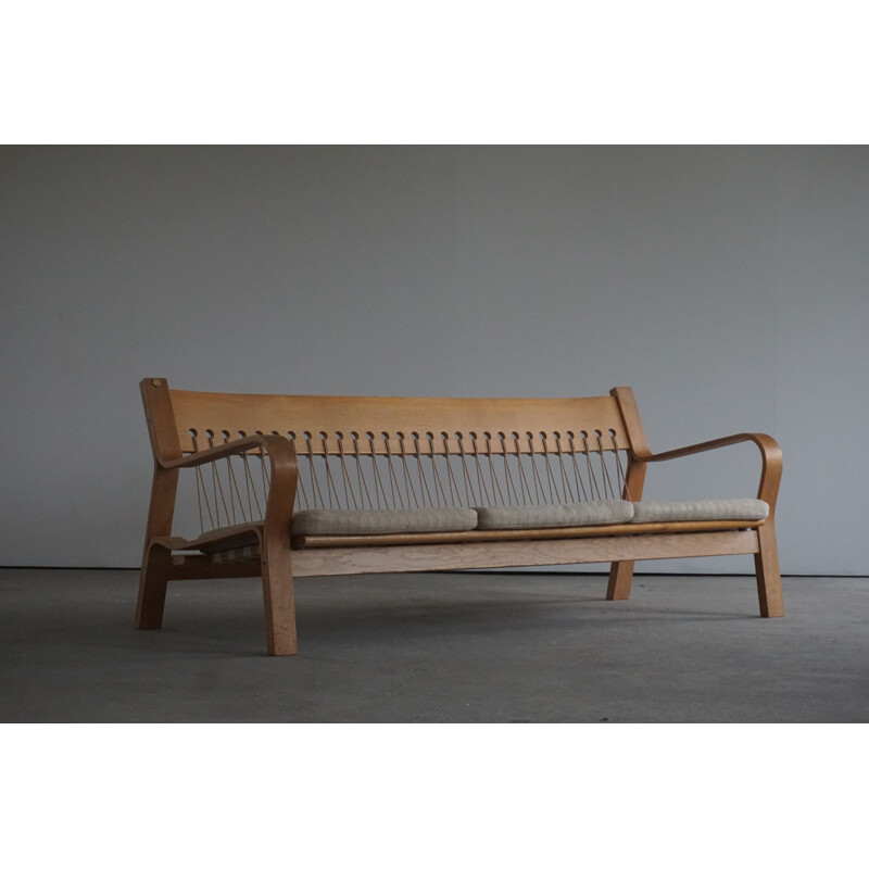 Vintage Danish GE 671 three-seater sofa by Hans J. Wegner for GETAMA, 1960s