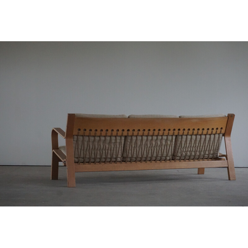 Vintage Danish GE 671 three-seater sofa by Hans J. Wegner for GETAMA, 1960s