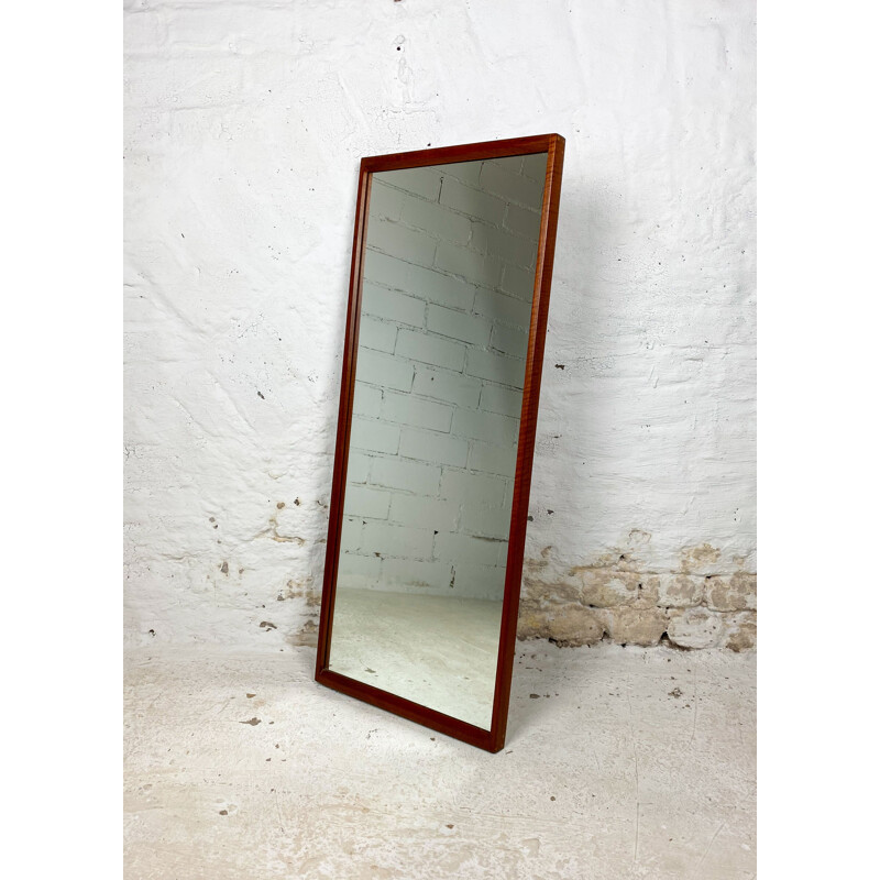 Vintage teak mirror by Aksel Kjersgaard for Aksel Kjersgaard, Denmark 1960s