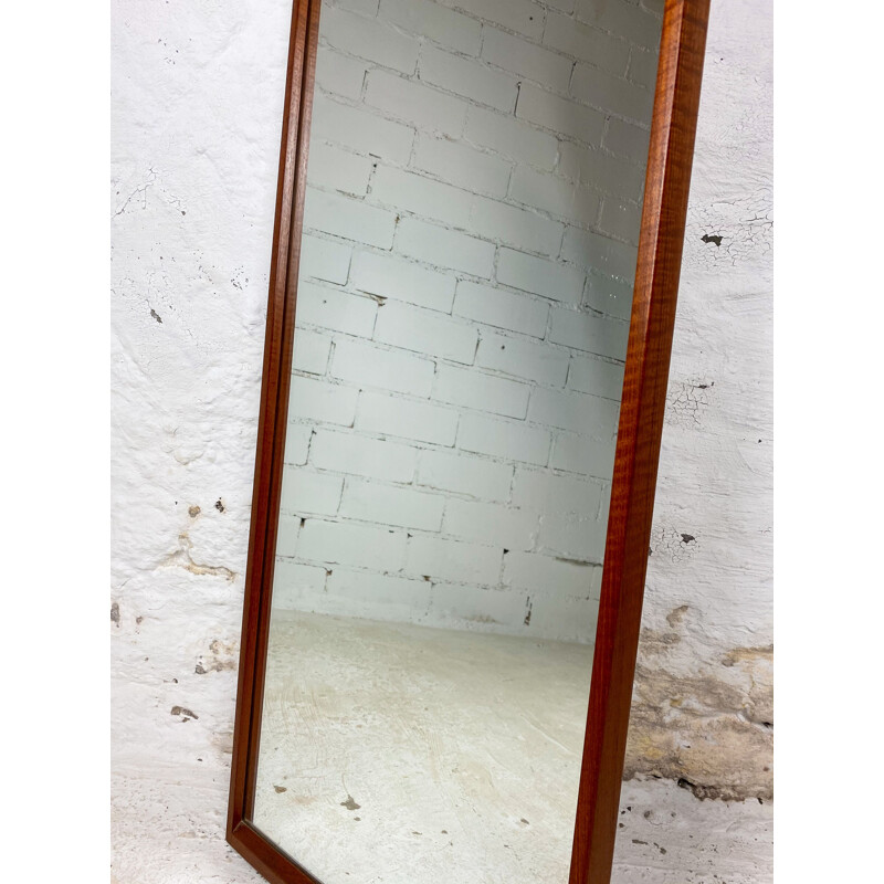 Vintage teak mirror by Aksel Kjersgaard for Aksel Kjersgaard, Denmark 1960s