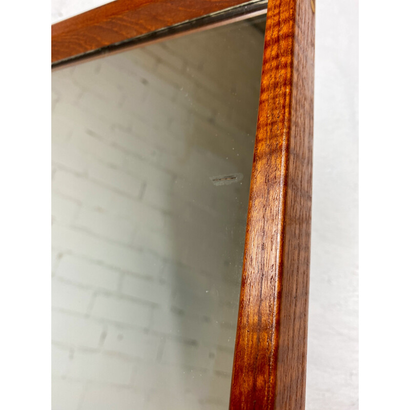 Vintage teak mirror by Aksel Kjersgaard for Aksel Kjersgaard, Denmark 1960s