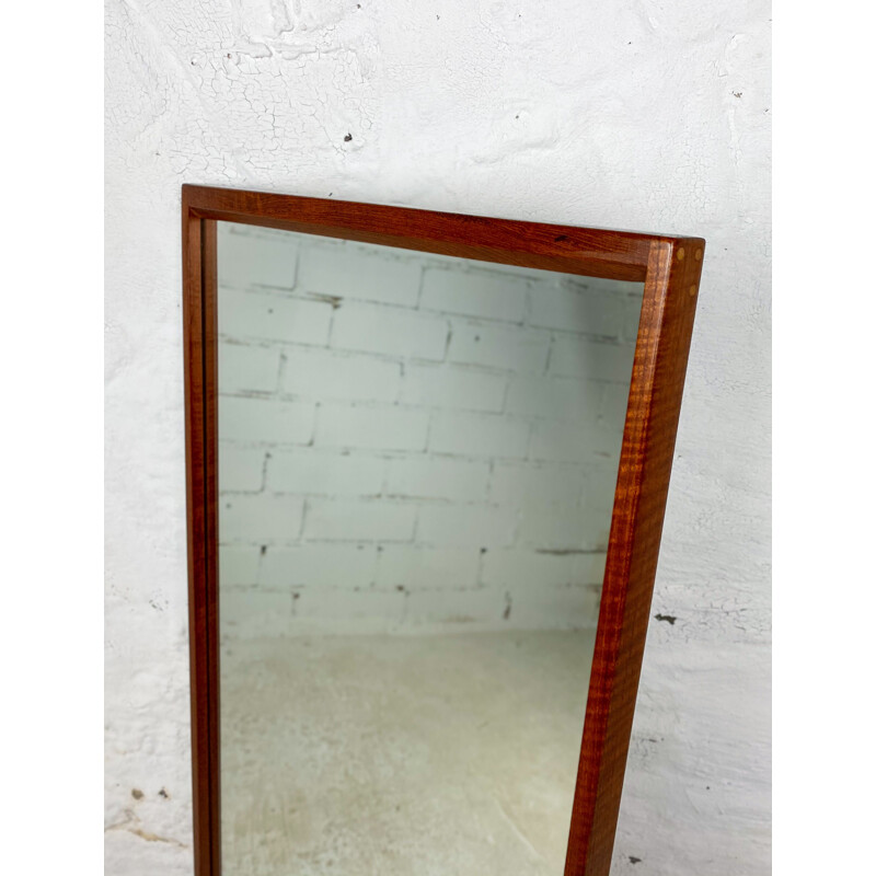 Vintage teak mirror by Aksel Kjersgaard for Aksel Kjersgaard, Denmark 1960s