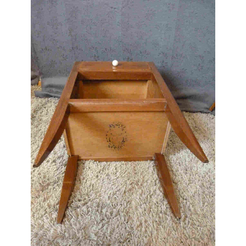 Night table in walnut - 1940s