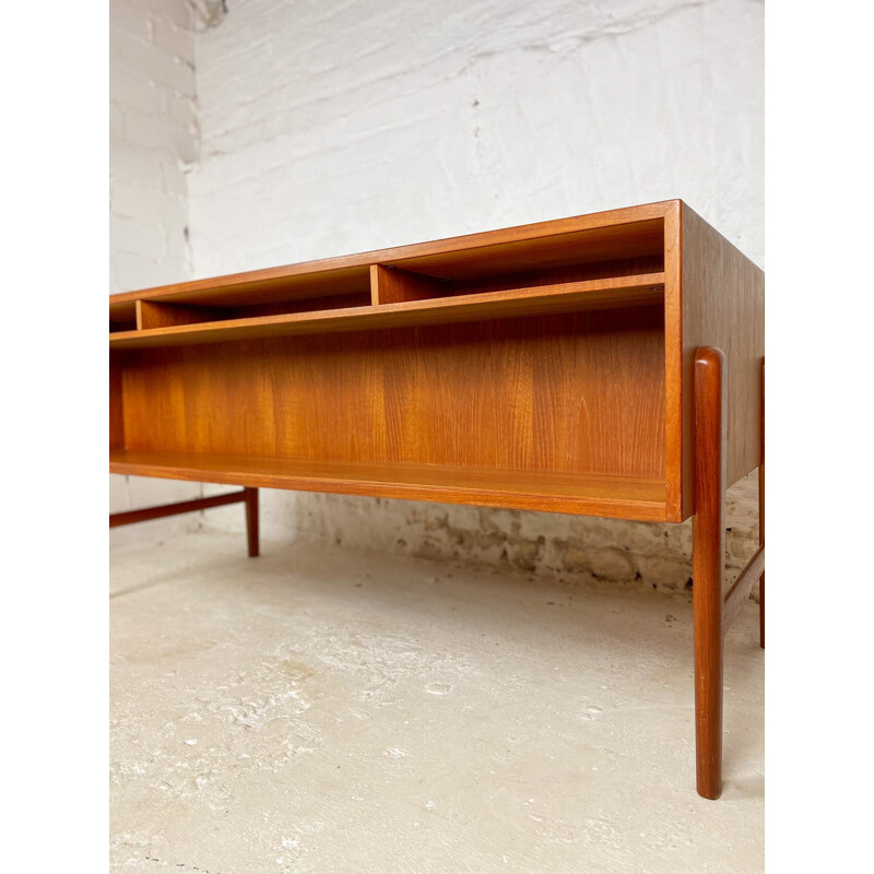 Danish teak vintage writing desk by Christian Møller for Chr. Møller Møbelsnedken, 1960s