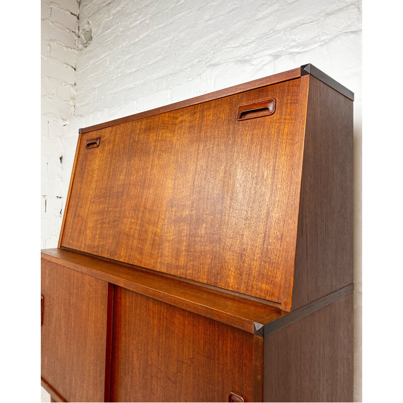 German teak vintage secretary from Musterring International, 1960s