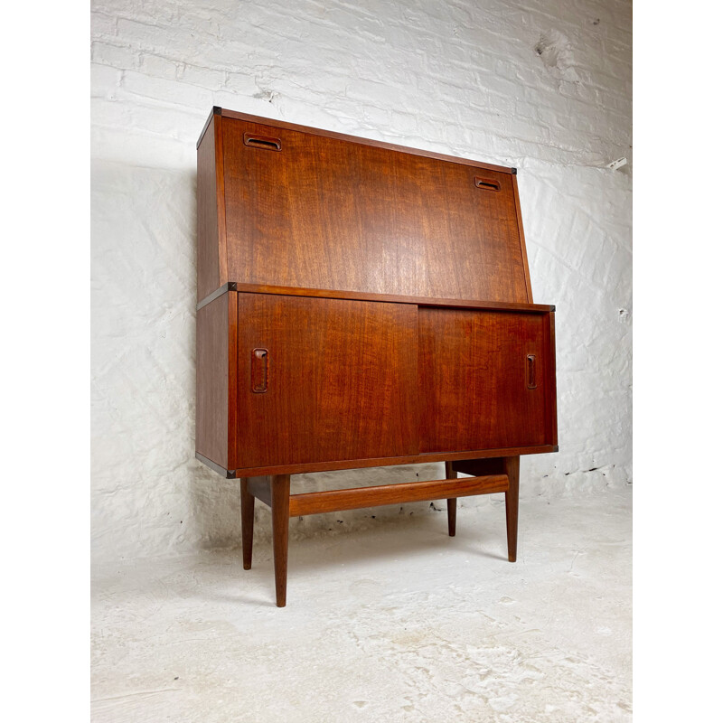 German teak vintage secretary from Musterring International, 1960s