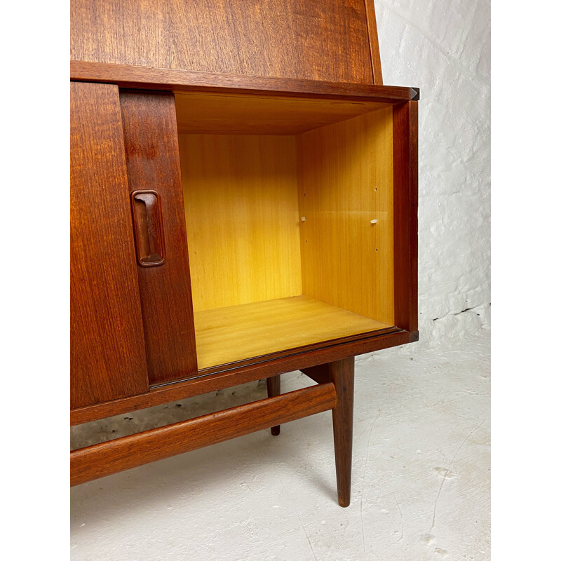 German teak vintage secretary from Musterring International, 1960s