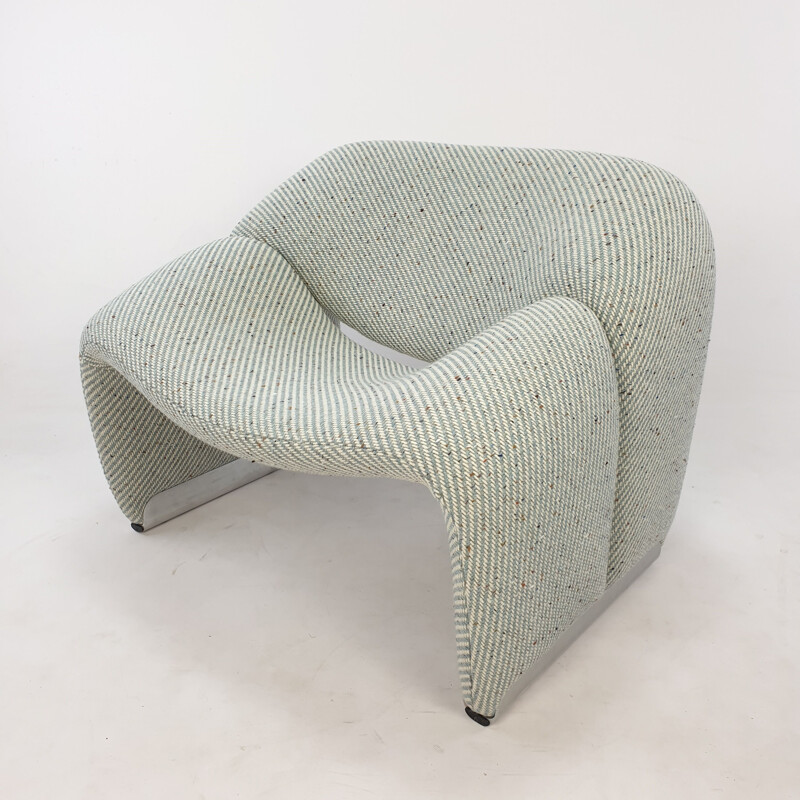 Vintage F598 Groovy armchair by Pierre Paulin for Artifort, 1980s