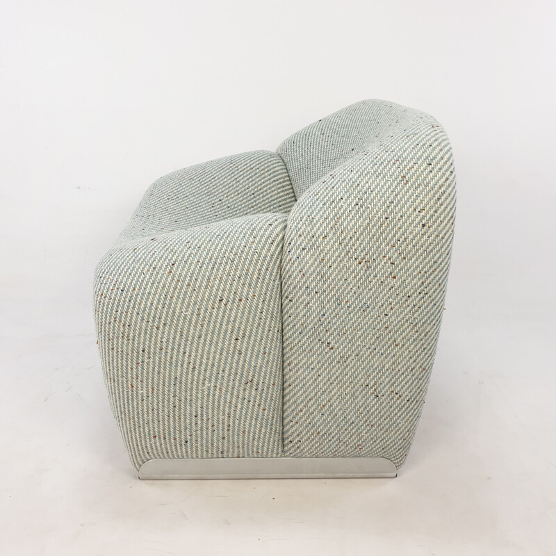 Vintage F598 Groovy armchair by Pierre Paulin for Artifort, 1980s