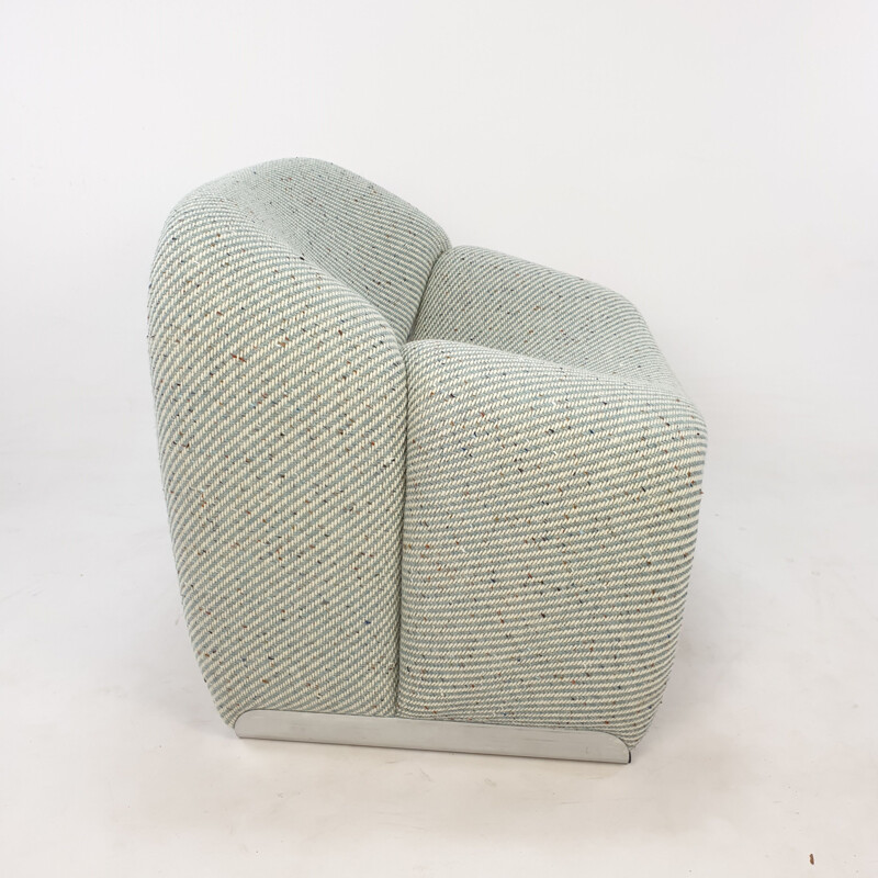 Vintage F598 Groovy armchair by Pierre Paulin for Artifort, 1980s
