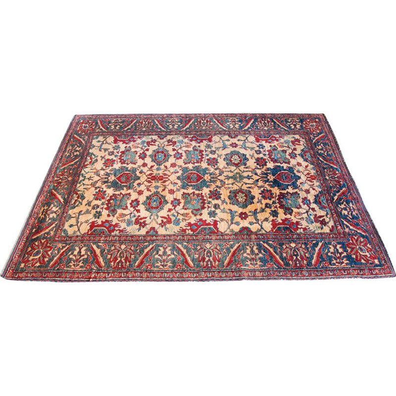 Tapis afghane vintage en laine, 1990