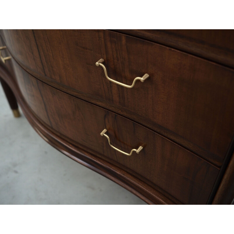 Walnut vintage secretary, Denmark 1960s