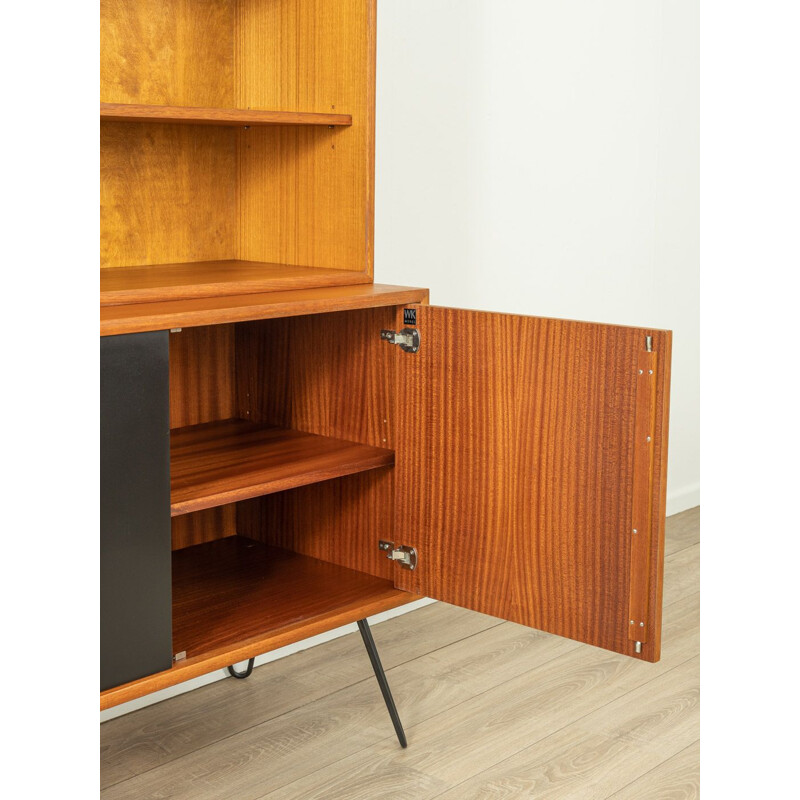 Mid century teak and formica bookcase by WK, Germany 1960s