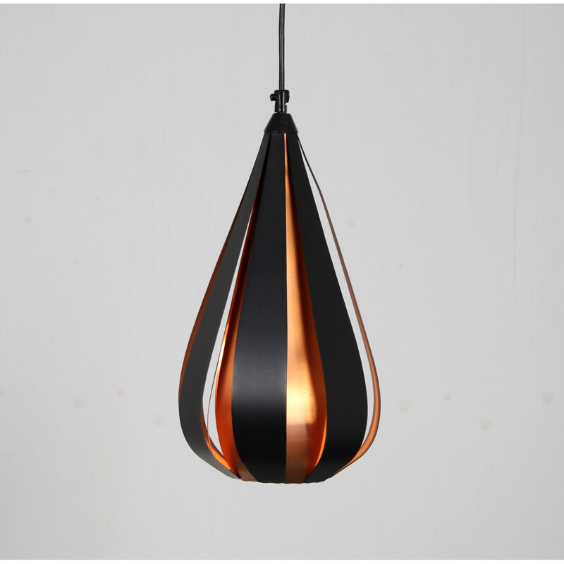 Mid century pendant lamp by Werner Schou for Coronell Elektro, Denmark 1960s