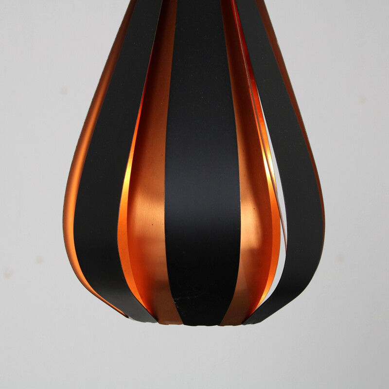 Mid century pendant lamp by Werner Schou for Coronell Elektro, Denmark 1960s